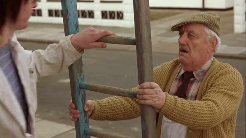 Yeah, Granddad, he looks after the wallpapering