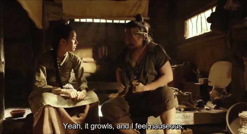 Yeah, it growls, and I feel nauseous