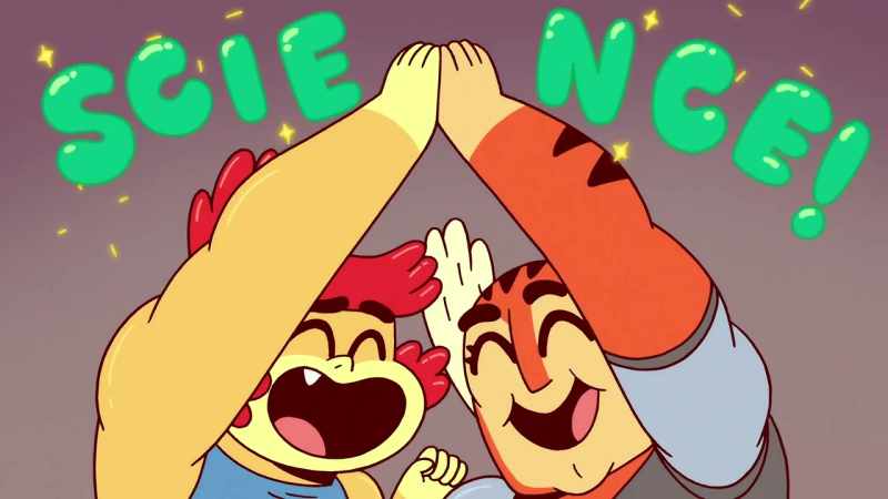 Yeah! -[high-pitched voice reading]