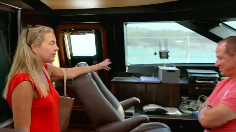 Yeah, I left here, went back to my old boat for a bit