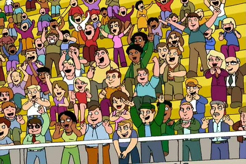 Yeah! - Joe Swanson wins the gold medal