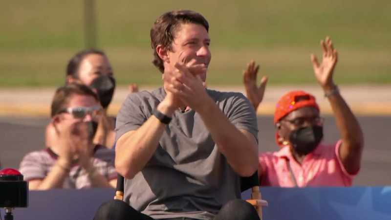 Yeah, Josh! [wild cheering]