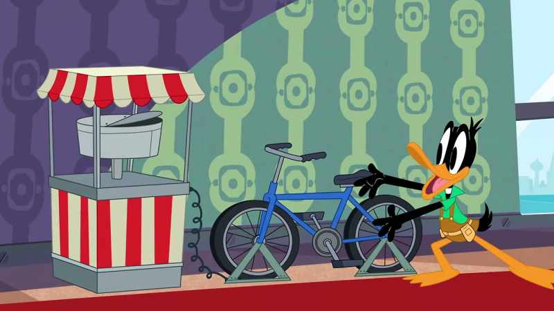 Yeah, like this bicycle-powered popcorn machine