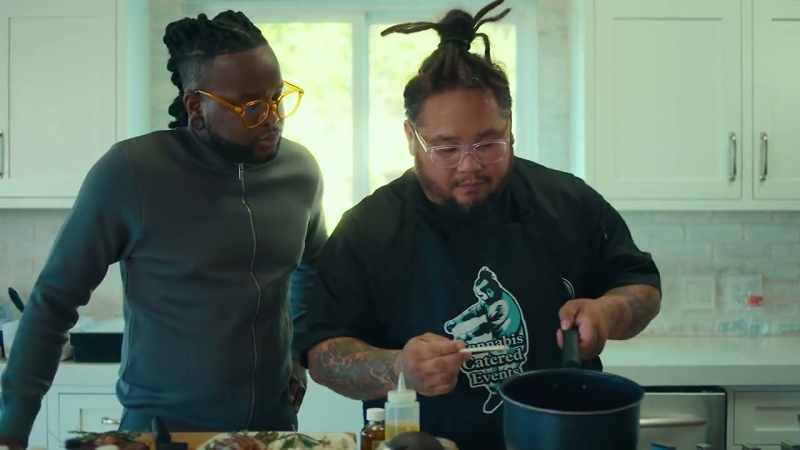 Yeah, so now, boom, we just mixed right in with that oil