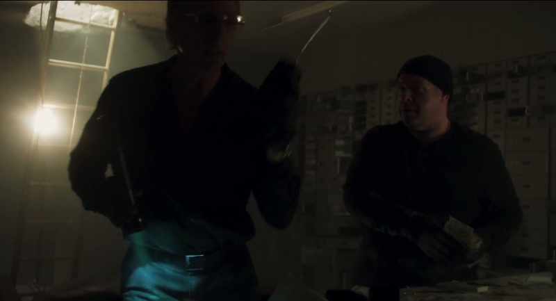 Yeah, Ray, what's going on? - Unmarked car just pulled in the back