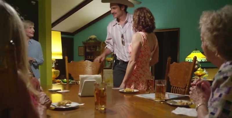 Yeah, sit down and have some tea and pie