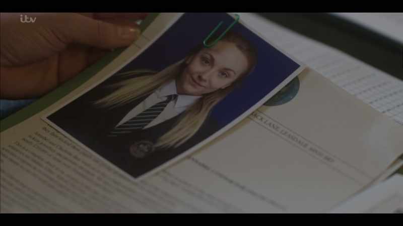 Yeah, that's right. She left just before her A-levels, actually