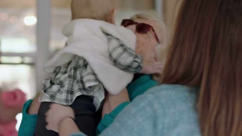 Yeah. - The reward was her grandson