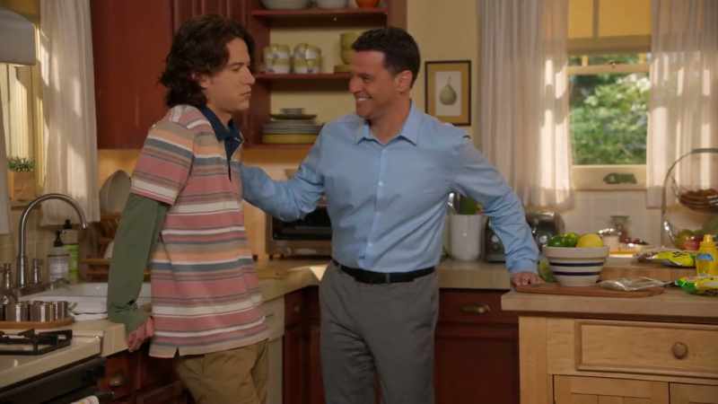 Yeah. Whatever, Dad. - That's my boy again