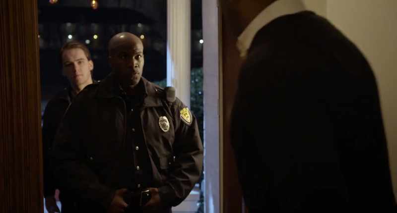 Yeah. Who is it? Officer. What's going on?