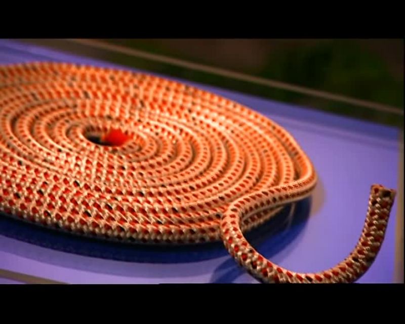 YEARS AGO, MAKING ROPE WAS A TIME-CONSUMING PROCESS