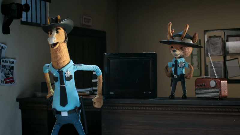 Yee-haw! -[hip-hop music playing]