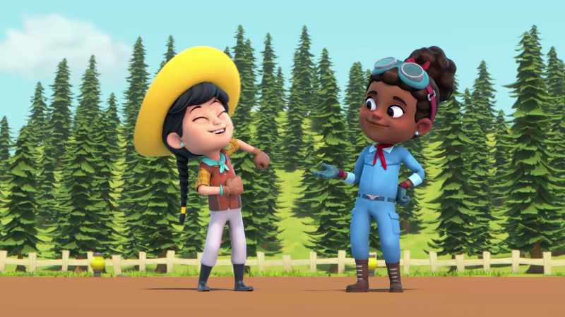 Yeehaw! - (both laughing)