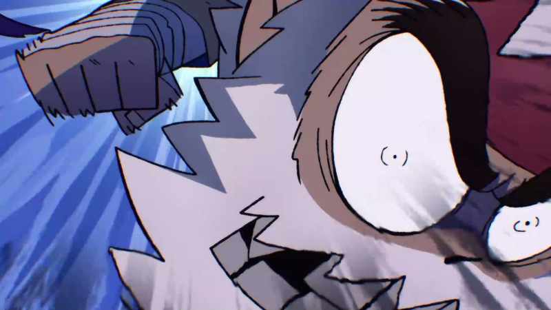 [yells] - [Scott grunting]