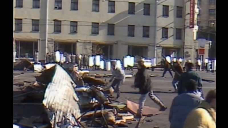 Yeltsin, who controlled tank divisions
