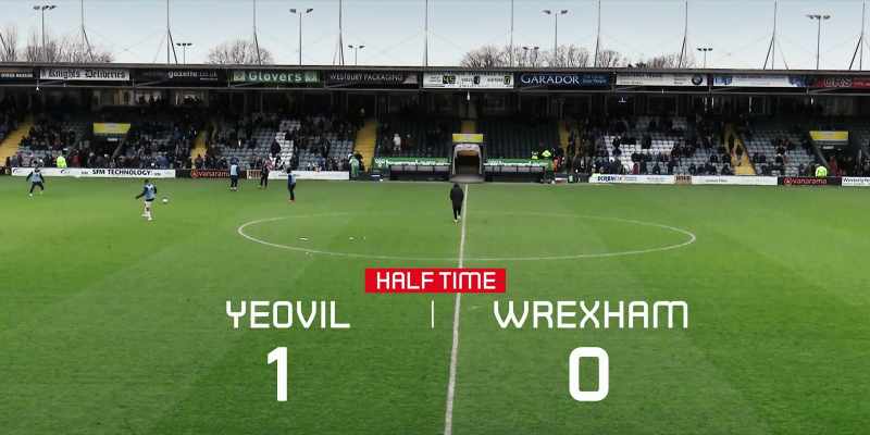 Yeovil Town 1, Wrexham, 0