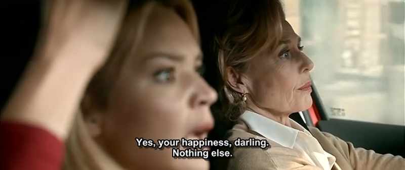 Yes, your happiness, darling. Nothing else