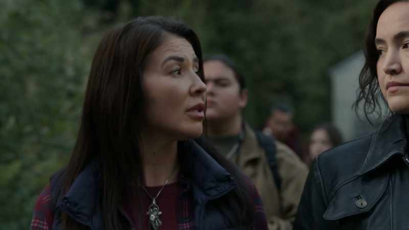 Yes. Her mom, Iris, is. She's over there