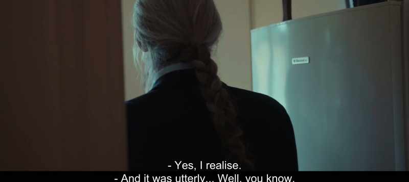 Yes, I realise. - And it was utterly... Well, you know