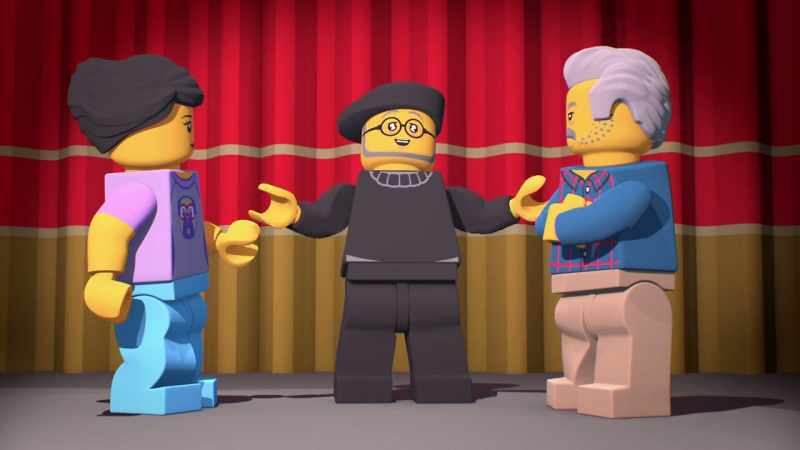Yes. Improv a scene. And... begin