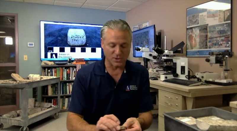� Yes, this is the one core sample that we received