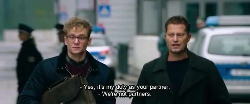 Yes, it's my duty as your partner. - We're not partners