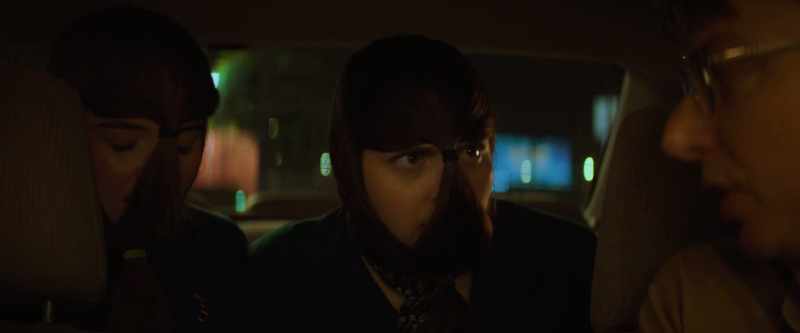 Yes. - Okay, so you're using your hair as a mask