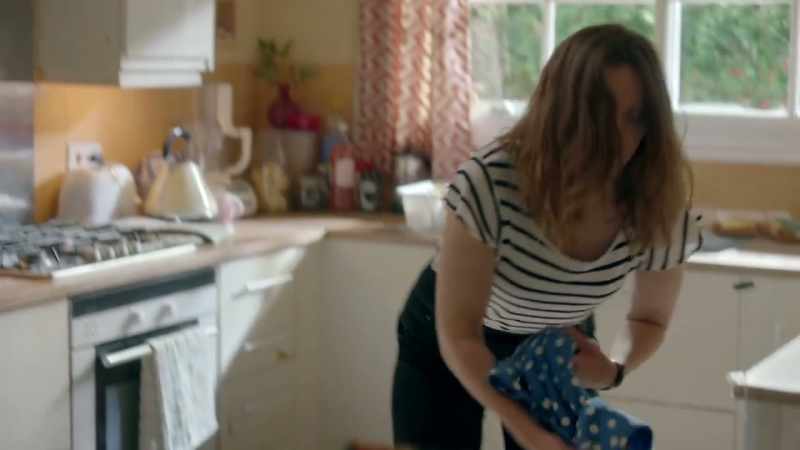 Yes yes, she got some food on it