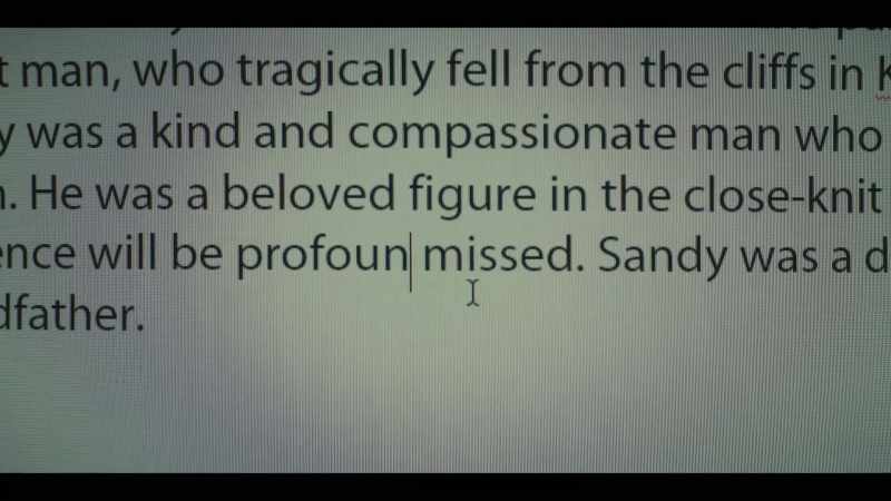 'Yet four weeks since my last obit