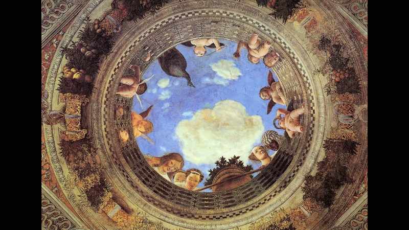 You had a ceiling built to echo it, visually