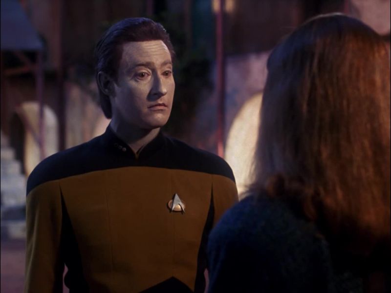 You all know the android from Starfleet