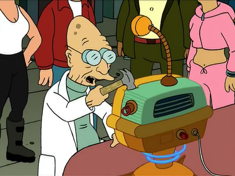 You are one narrow-minded spaceship, Planet Express Ship!