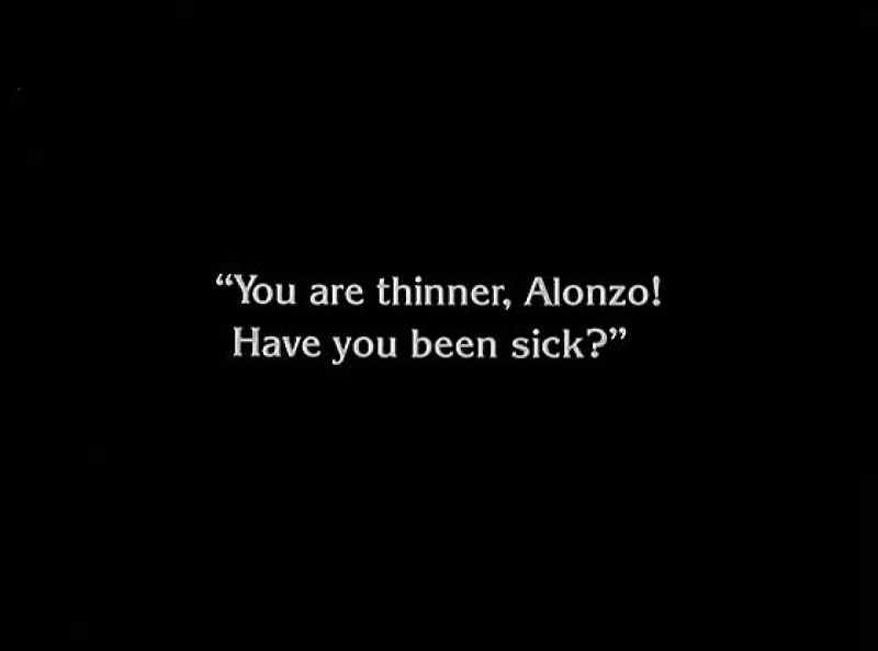 You are thinner Alonzo