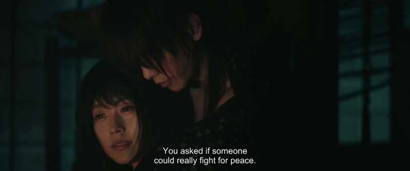 You asked if someone could really fight for peace