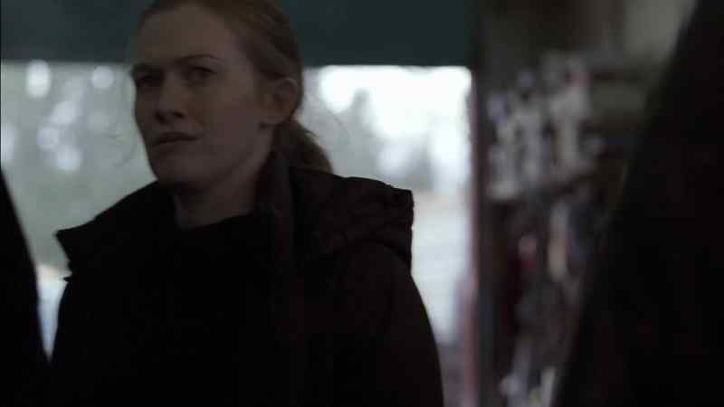 You were back here when you heard her scream, right?