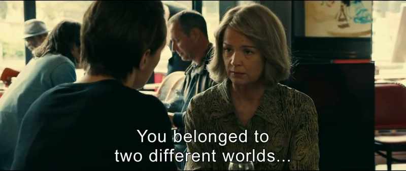 You belonged to two different worlds