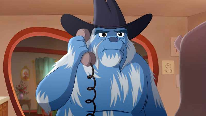 You big, blue idiot! I heard you let them get away!