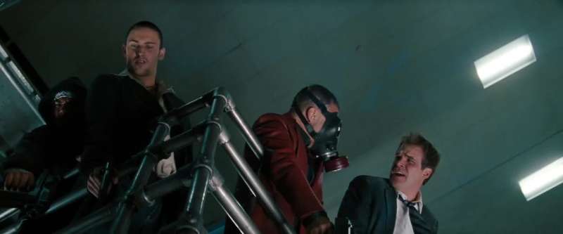 You brought a gas mask