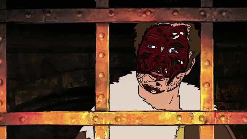 You burned my face