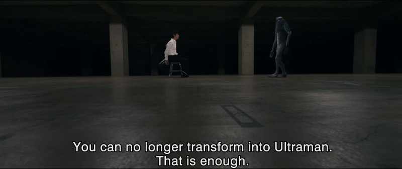 You can no longer transform into Ultraman. That is enough