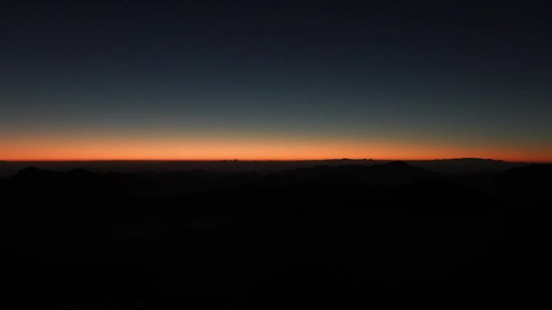 You can see while we're here, the sky is starting to lighten