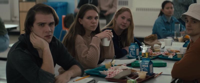 You can sit with us if you want