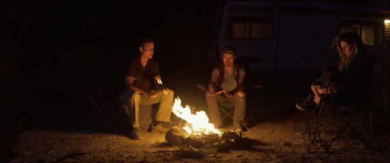 You can stay inside the RV