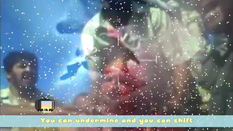 You can undermine and you can, well, shift, you know