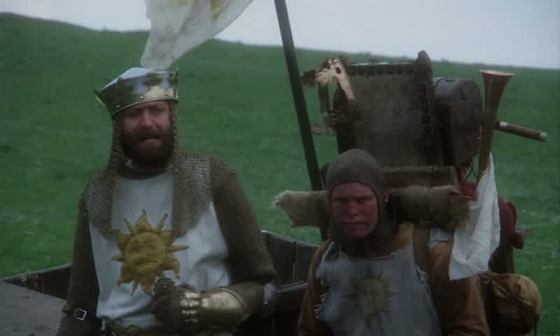 You can't expect to wield supreme executive powerjust 'cause some watery tart threw a sword at you