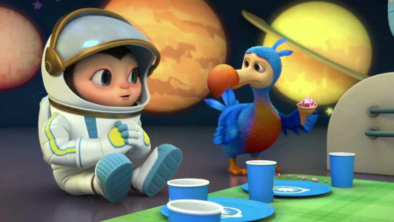 You can't have your ice cream cone dripping while you're in outer space!