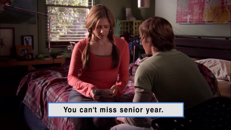You can't miss senior year