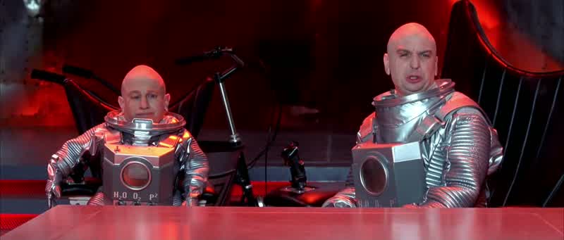 You can't stop me now Mr Powersl have your mojoMy mojo And l'm taking it with me to the moonPut them in the jail cellMy mojo l'll get you Dr Evil I'll get youOh look at me l'm shaking in my Iittle