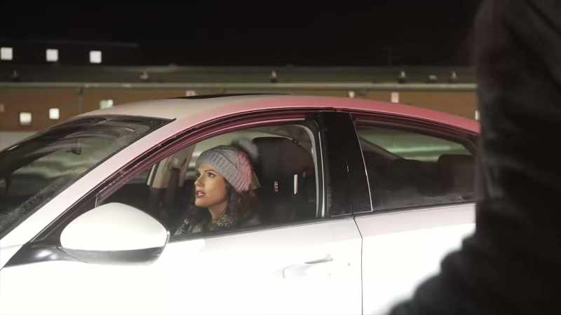 You chased me down in a cop car and pulled me over