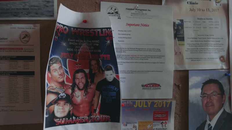 You come out, you see wrestling's